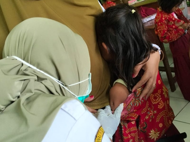 PELAKSANAAN BIAS OKTOBER 2025 DI SD NEGERI 2 SUBOH: LINDUNGI SISWA DARI DIFTERI DAN TETANUS
